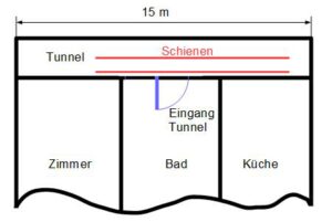 Grundriss Tunnel