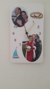 Hochzeitsuhr Wand